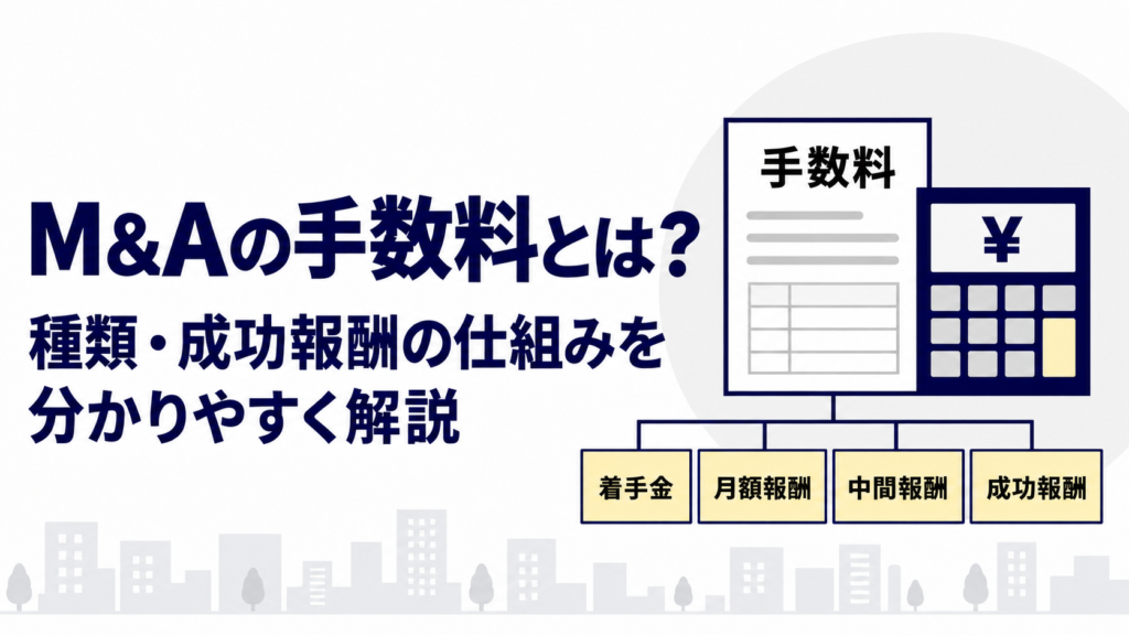 M&A手数料を解説するアイキャッチ画像